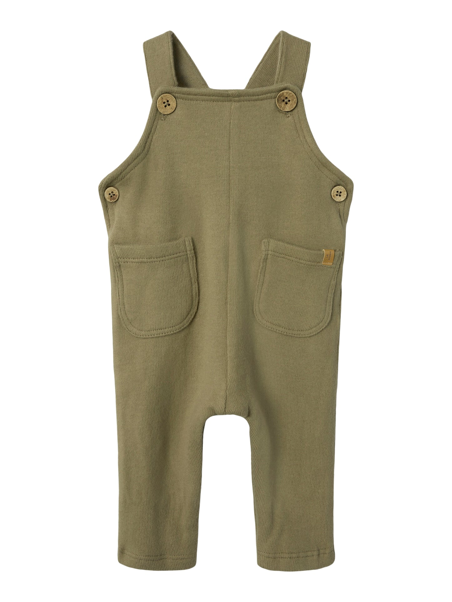 Lil Atelier Baby | Thoro Loose Overall -  Petrified Oak