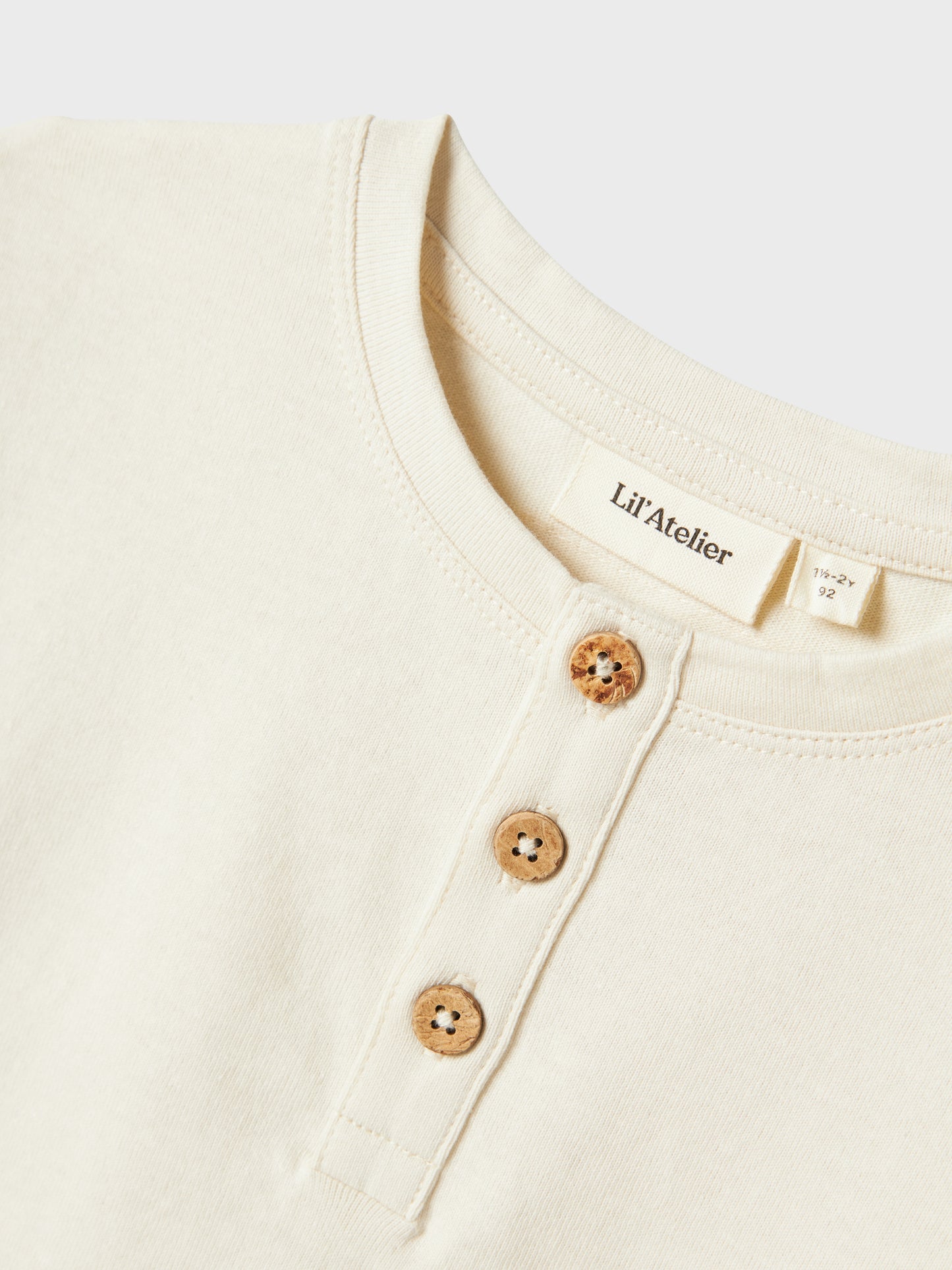 Lil Atelier Mini | Dolan Basic T-skjorte - Turtledove