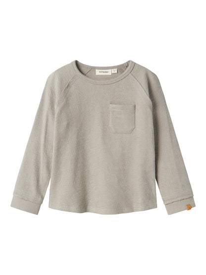 Lil Atelier Mini | Dias Loose Fit Genser - Morning Dove