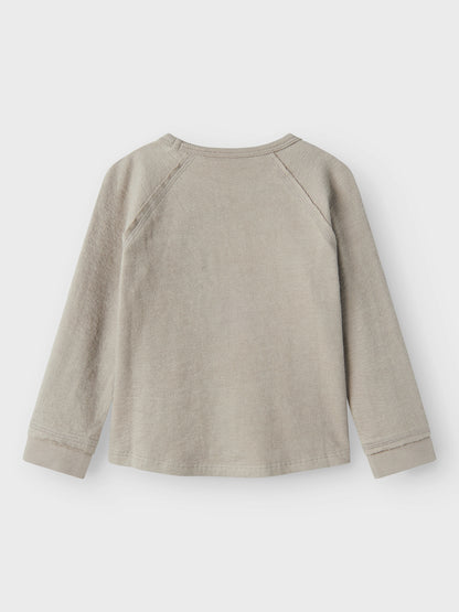 Lil Atelier Mini | Dias Loose Fit Genser - Morning Dove