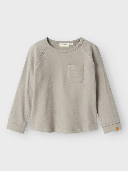 Lil Atelier Mini | Dias Loose Fit Genser - Morning Dove