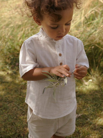 Lil Atelier Mini | Henrik Shorts - Irish Cream