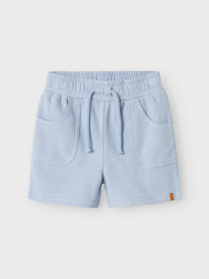 Lil Atelier Mini | Jollo Sweat Shorts - Zen Blue