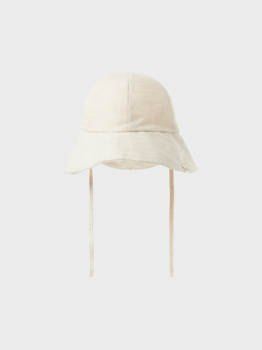Lil Atelier Baby | Tarou Unisex Solhatt - Bleached Sand