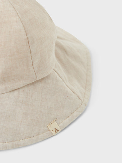 Lil Atelier Baby | Tarou Unisex Solhatt - Bleached Sand