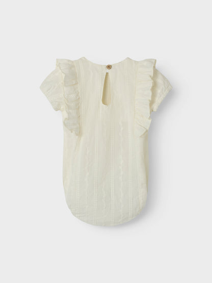 Lil Atelier Baby | Jazelle Bluse Body - Coconut Milk