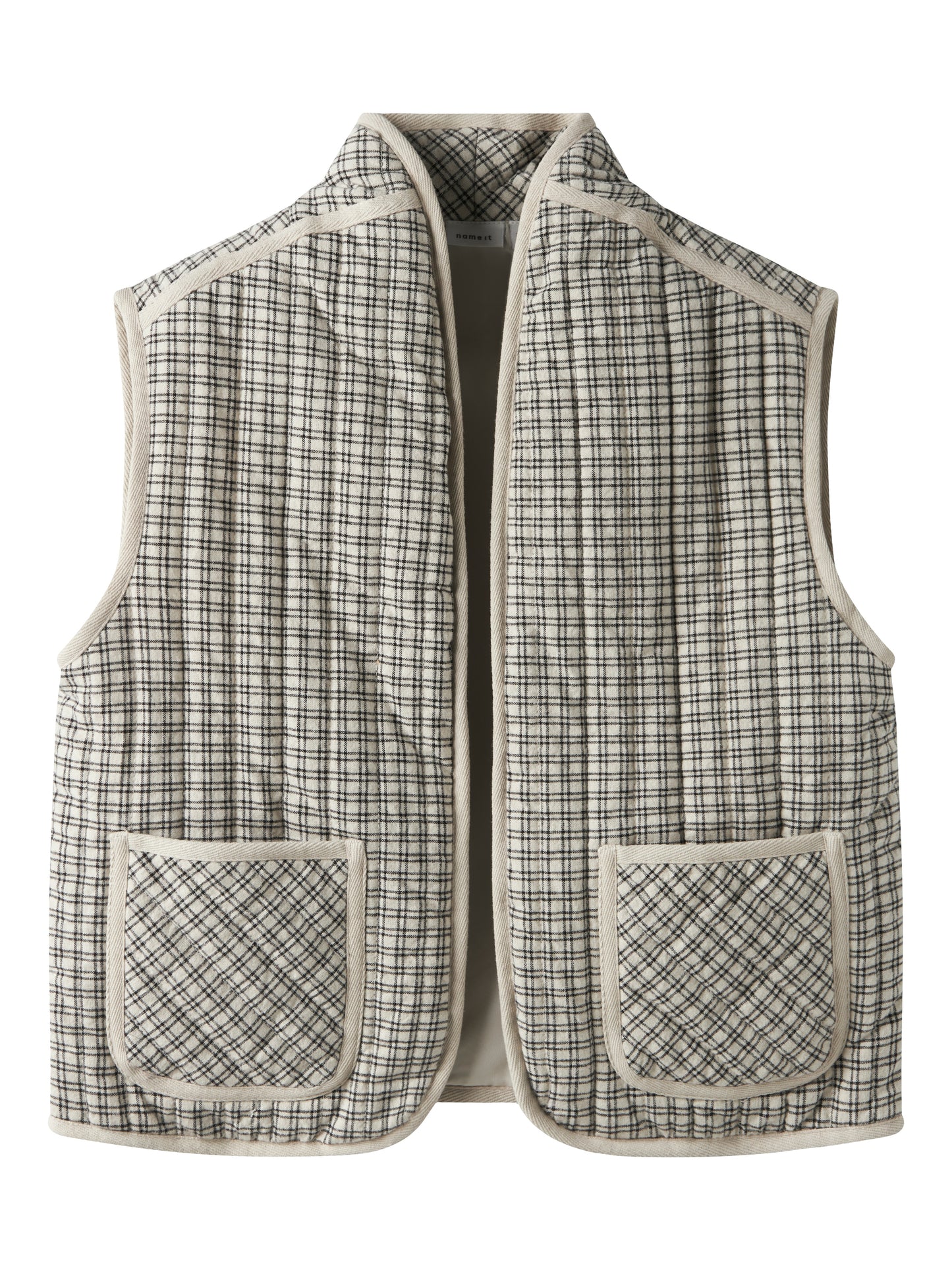 Name it KIDS | Vattert bomulls Unisex vest  -  Pumice Stone