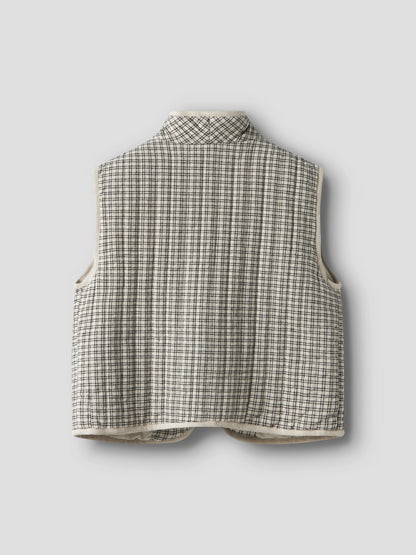 Name it KIDS | Vattert bomulls Unisex vest  -  Pumice Stone