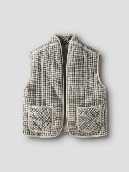 Name it KIDS | Vattert bomulls Unisex vest  -  Pumice Stone