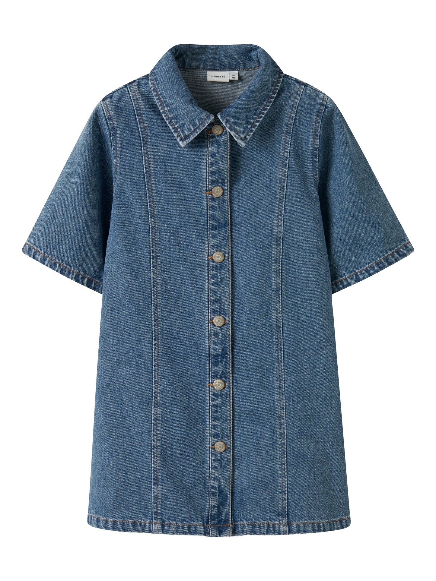 Name it KIDS | Gianna Dongeri kjole - Medium Blue Denim