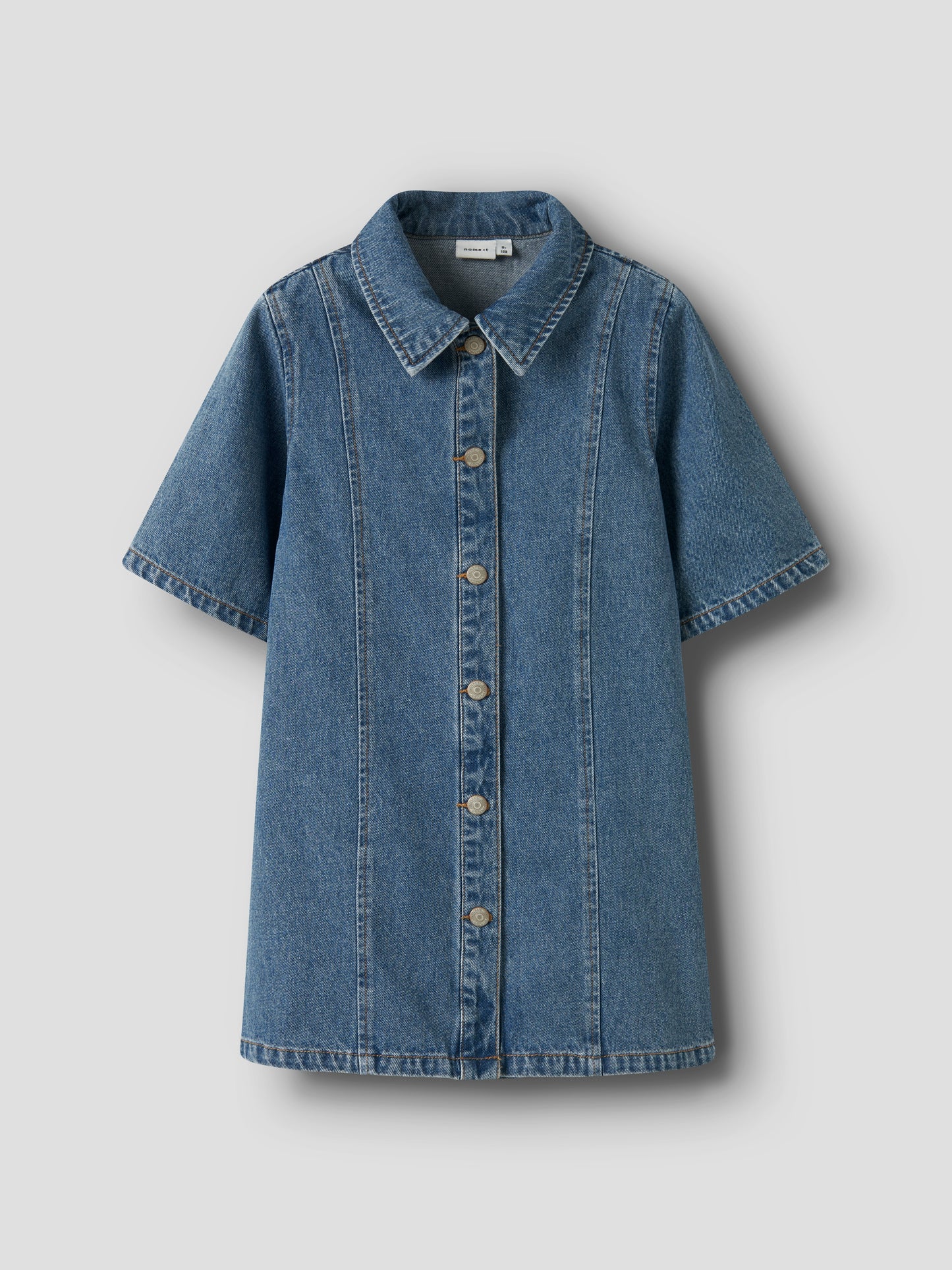 Name it KIDS | Gianna Dongeri kjole - Medium Blue Denim