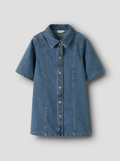Name it KIDS | Gianna Dongeri kjole - Medium Blue Denim
