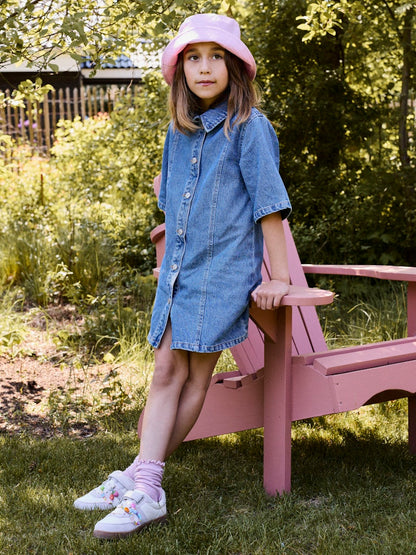 Name it KIDS | Gianna Dongeri kjole - Medium Blue Denim