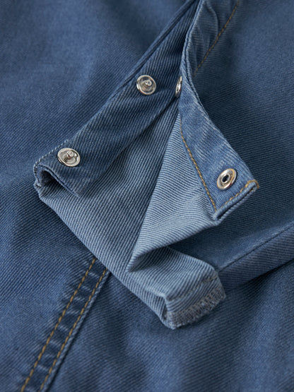 Name it Baby | Eddie Unisex Denim Overall - Medium Blue Denim