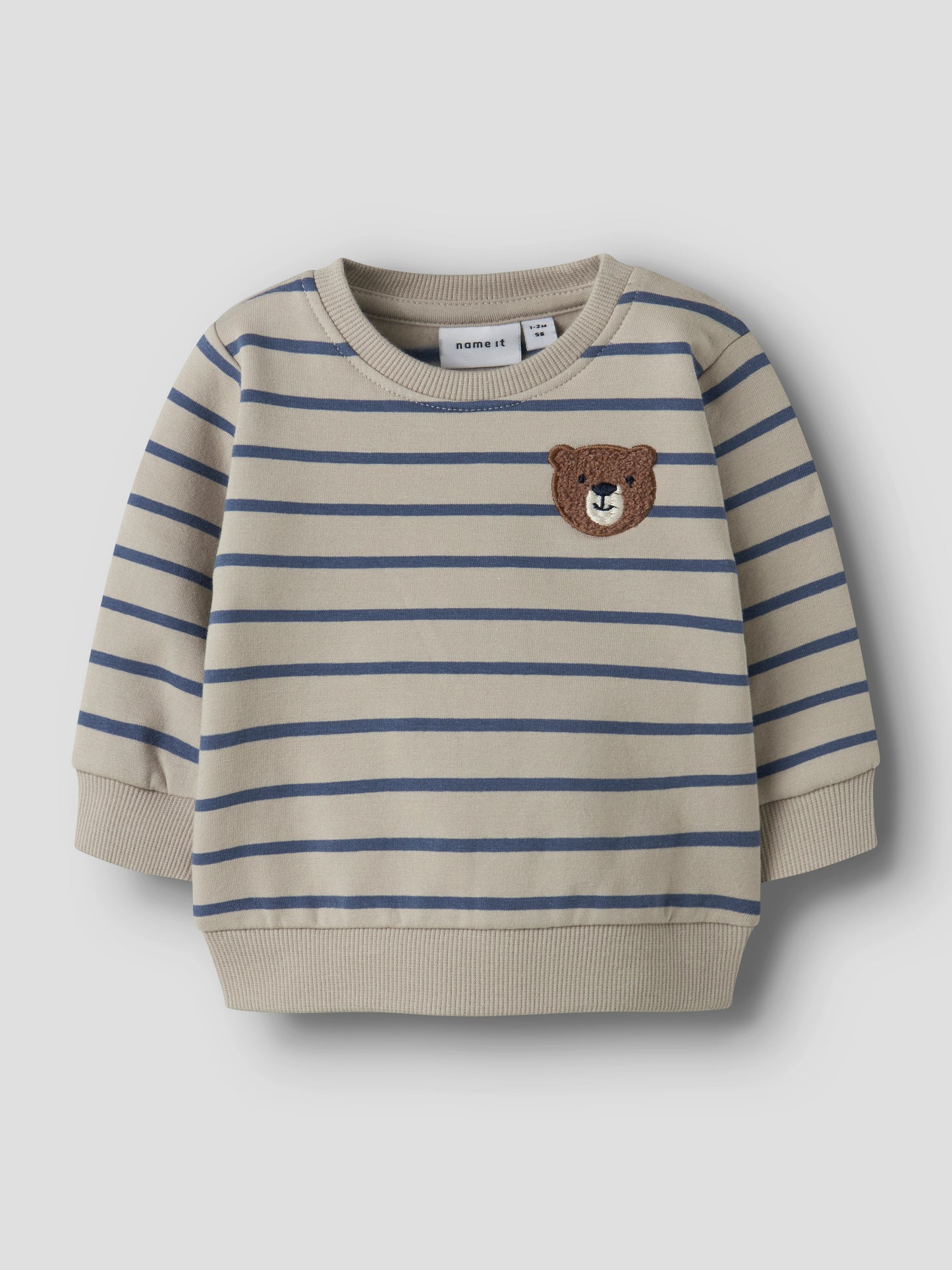 Name it baby | Daddel Sweat Genser - Chateau Gray Bamse