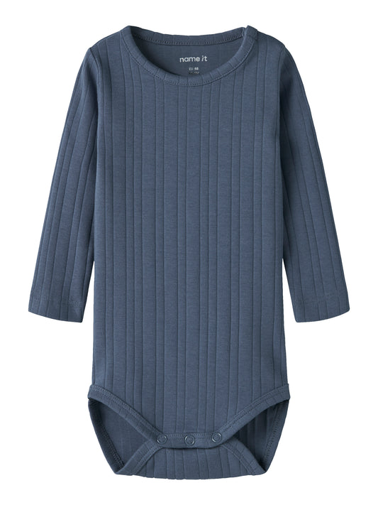 Name It BABY | Filus bomullsbody - Vintage Indigo