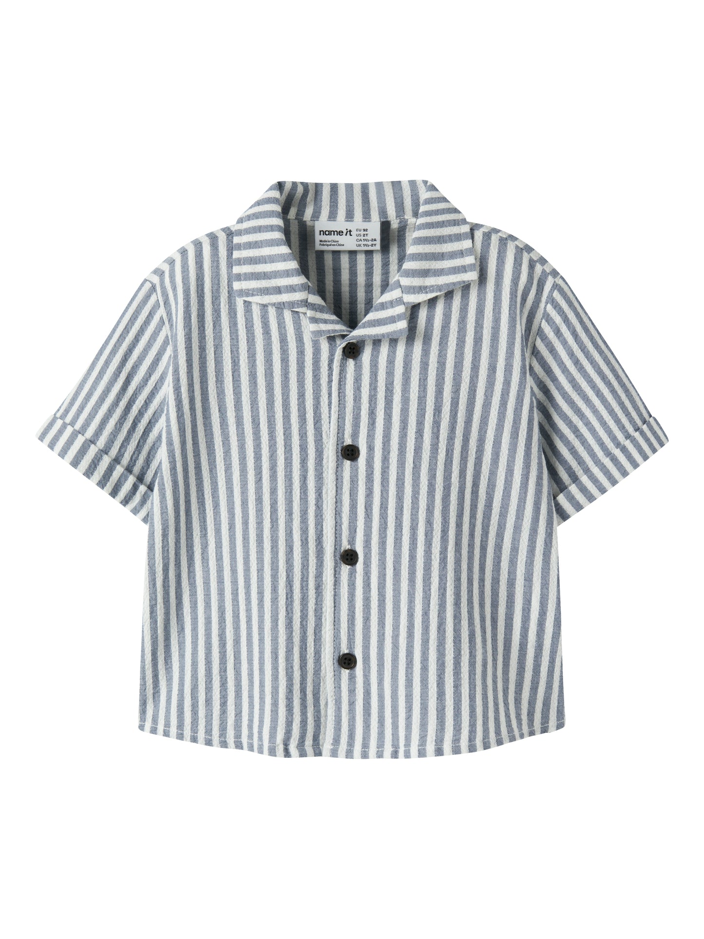 Name it MINI | Denis Kortermet Skjorte - Vintage Indigo