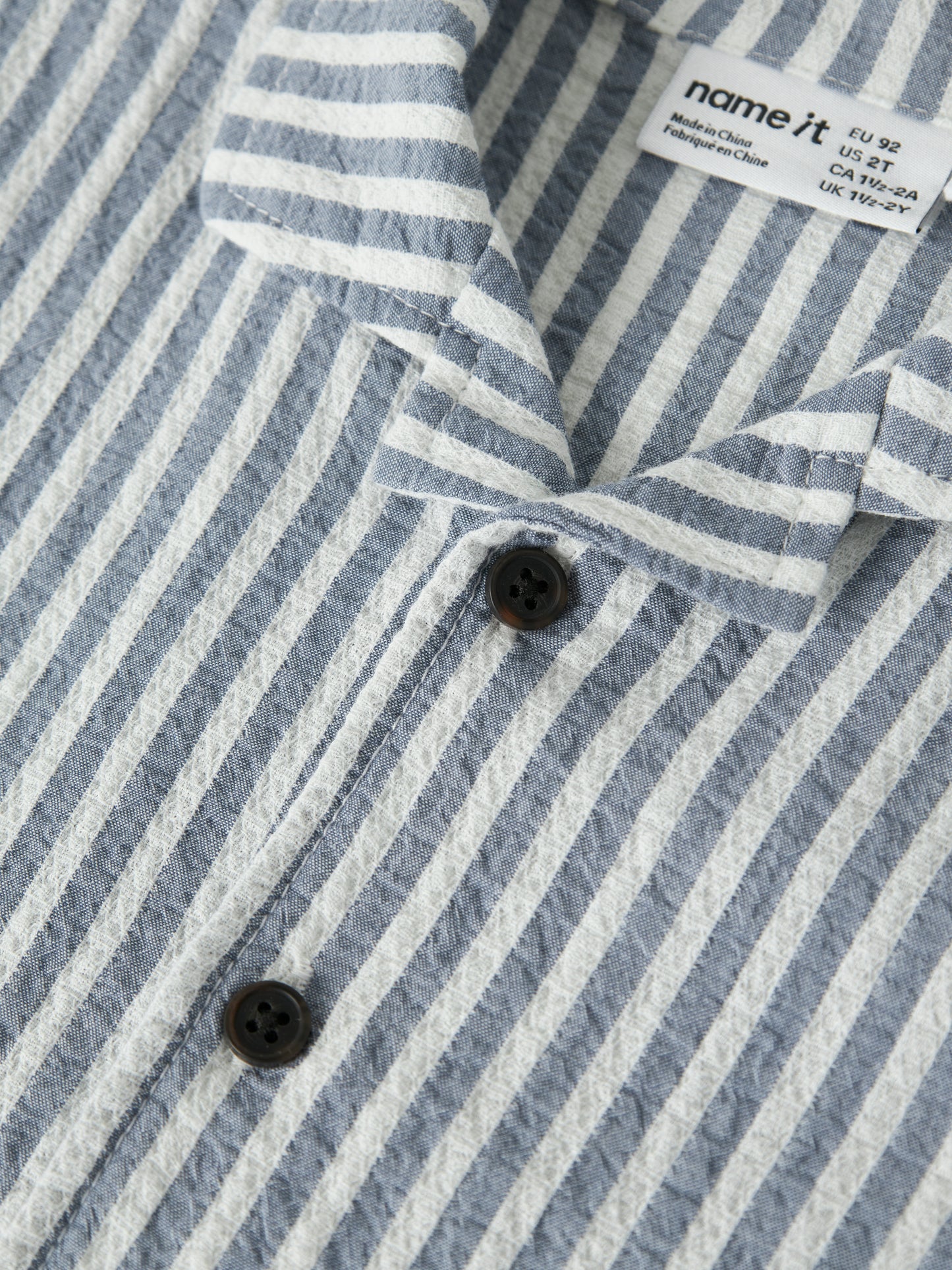 Name it MINI | Denis Kortermet Skjorte - Vintage Indigo