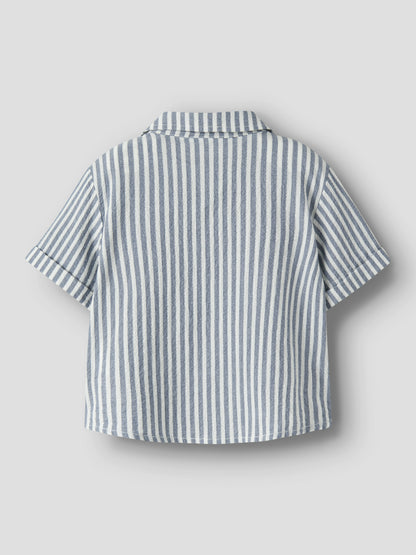 Name it MINI | Denis Kortermet Skjorte - Vintage Indigo
