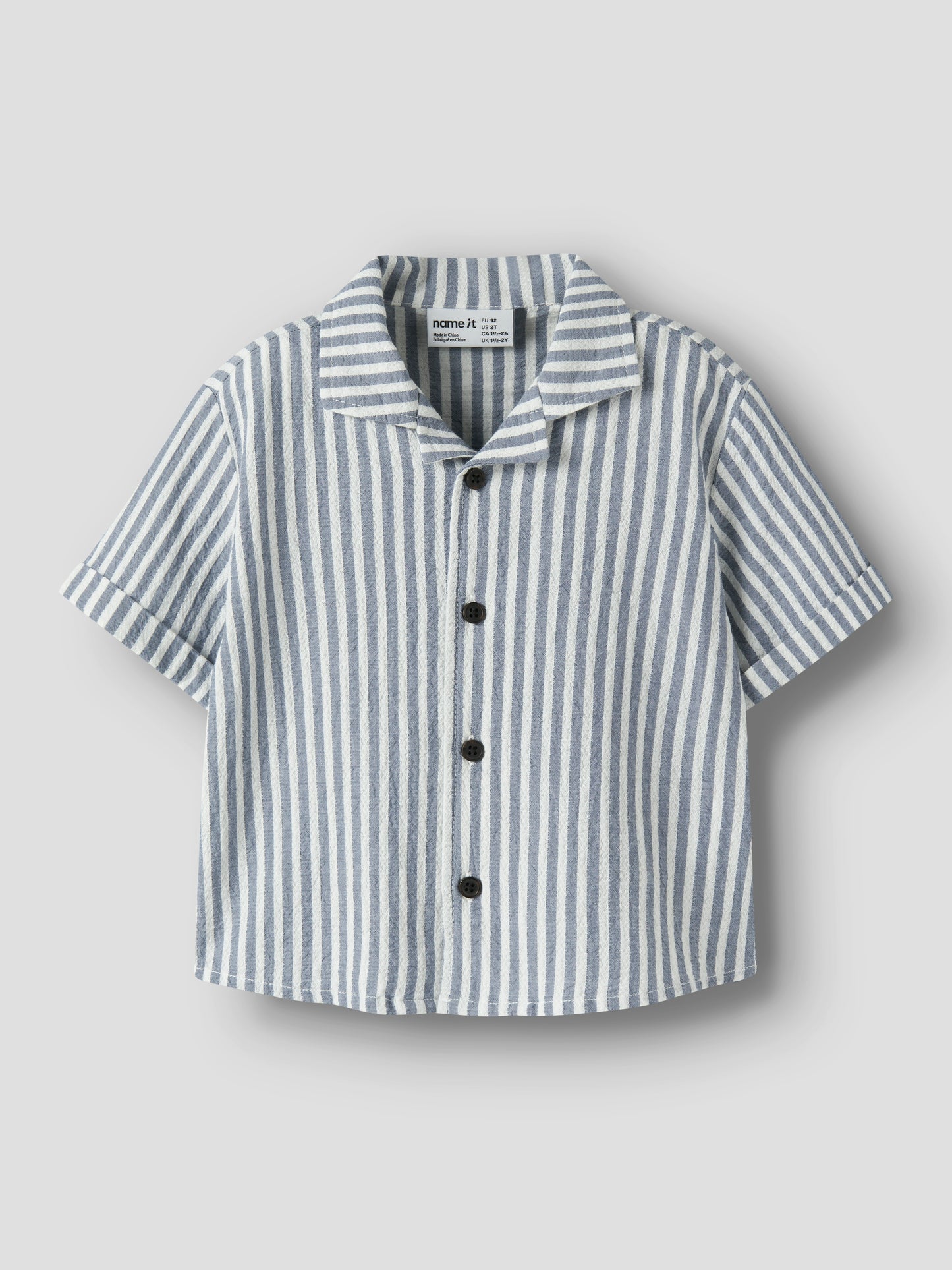 Name it MINI | Denis Kortermet Skjorte - Vintage Indigo