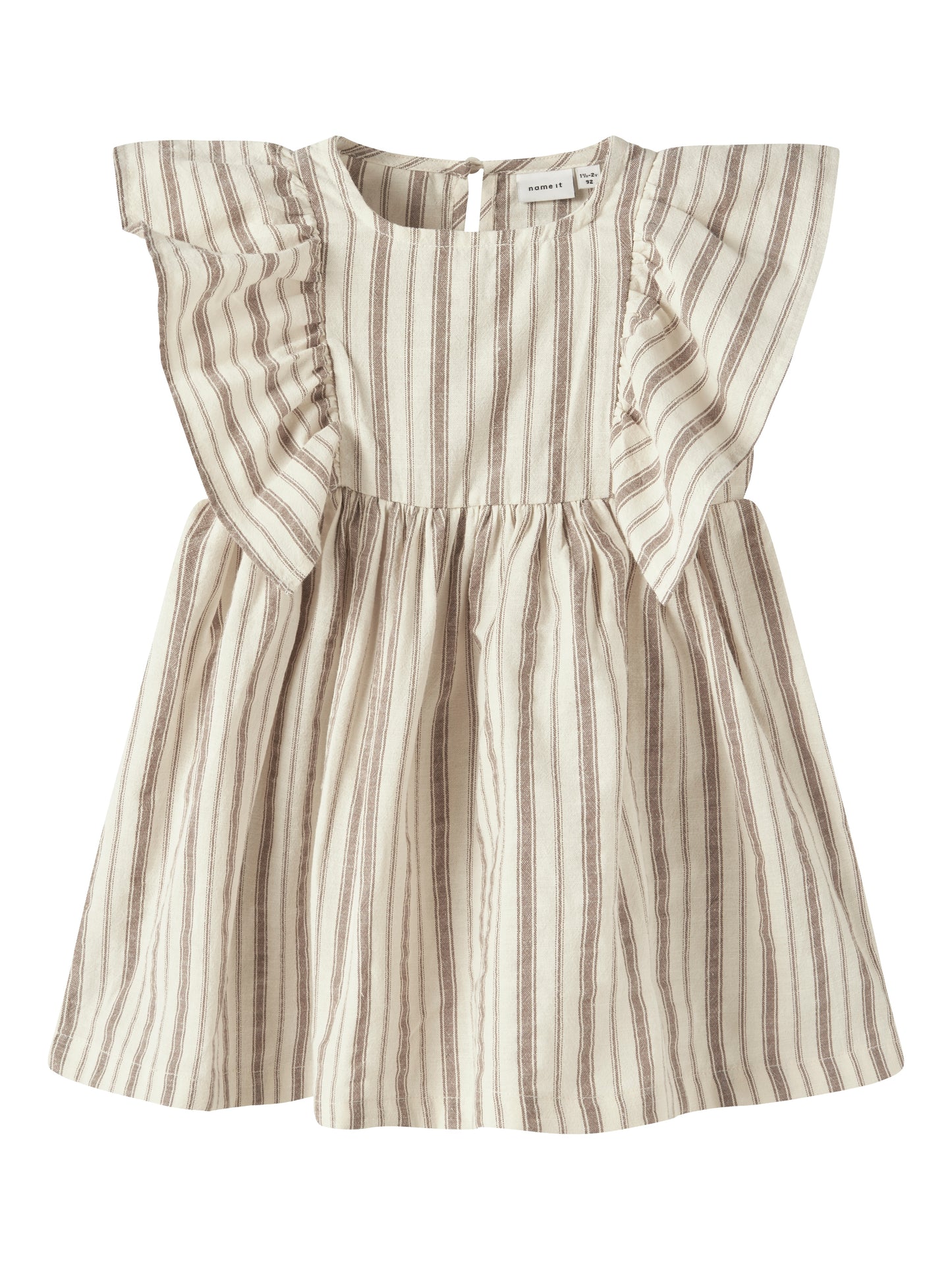 Name it MINI | Himali Kjole i Lin - Almond Milk