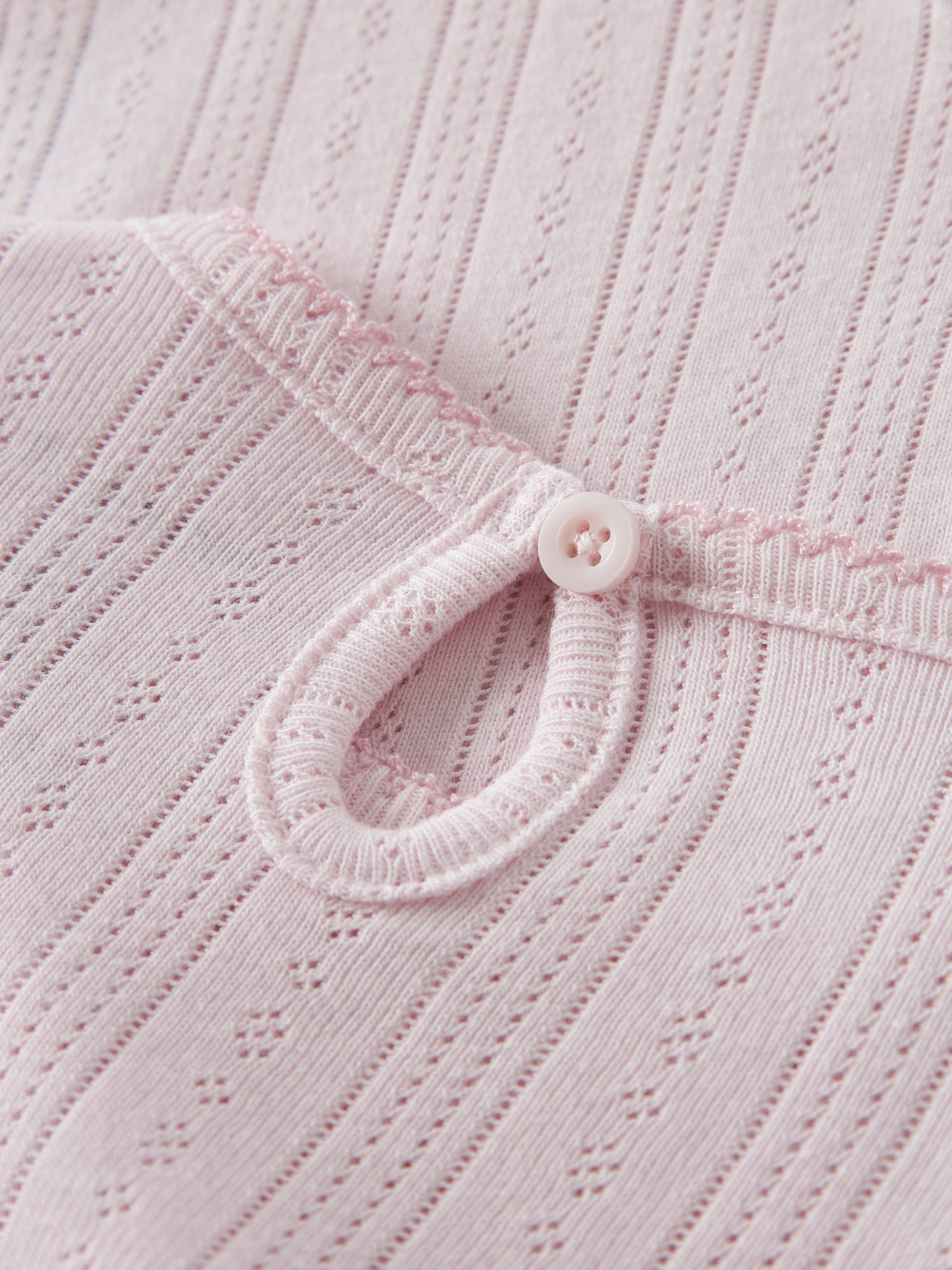 Name It BABY | Happy kortermet pointelle body - Cradie Pink