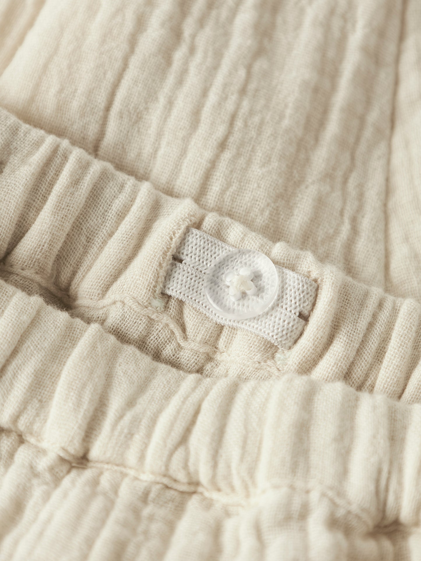 Name it BABY | Safi unisex musselin bukse - Almond Milk