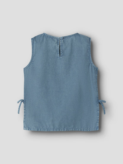 Name it KIDS | Herta jeans top - Faded Denim