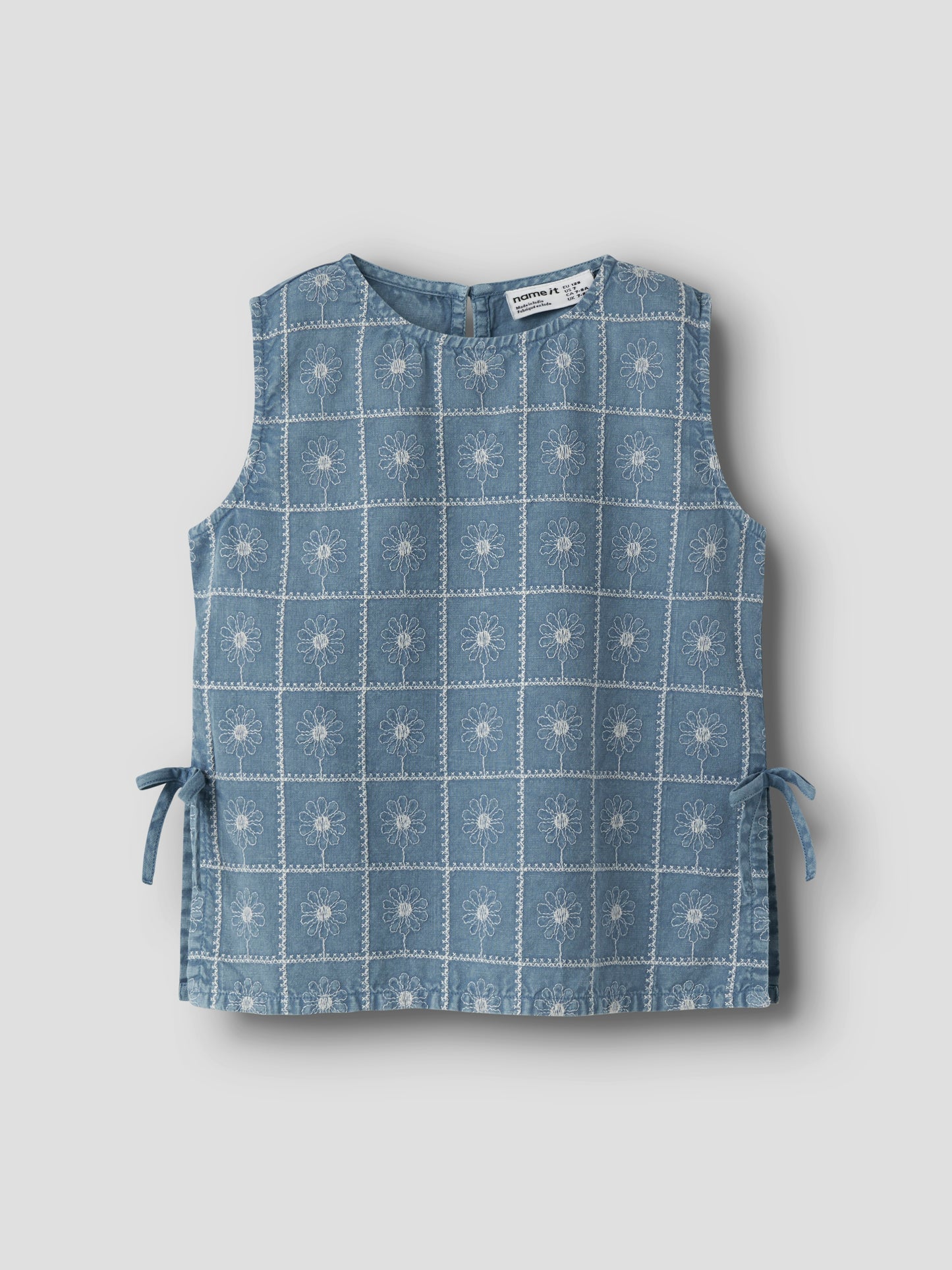Name it KIDS | Herta jeans top - Faded Denim