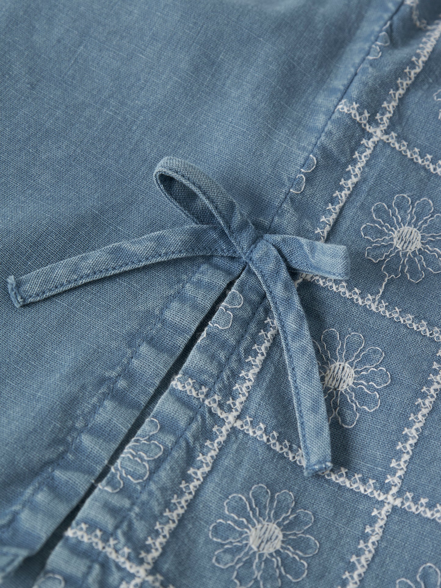 Name it KIDS | Herta jeans top - Faded Denim