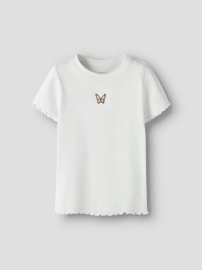 Name it MINI | Vemma t-skjorte - Bright White Butterfly