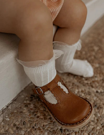 Petit Nord | T-Bar Scallop - Cognac