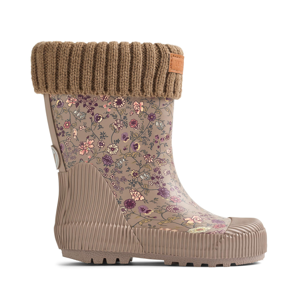 Wheat | Thermostøvler med uttakbart fôr - Portabella flowers