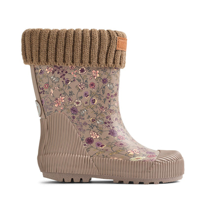 Wheat | Thermostøvler med uttakbart fôr - Portabella flowers