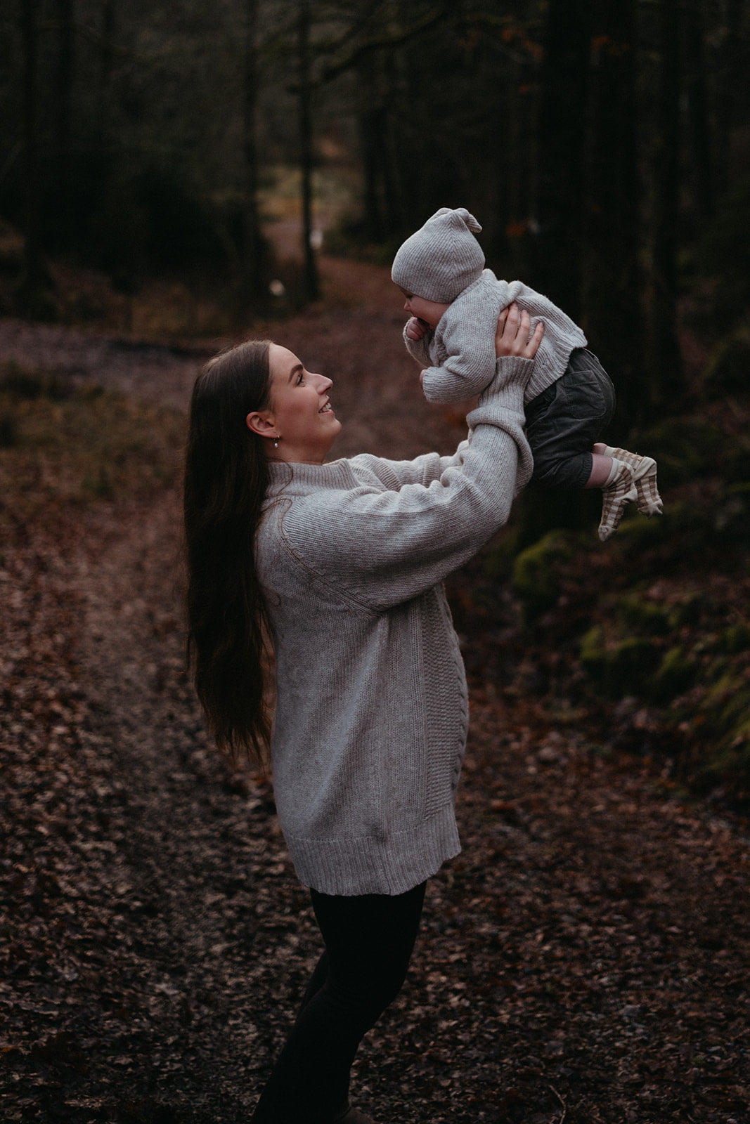 Anna b Official | Hazel Knyttet babylue Merinoull - Beige Melange