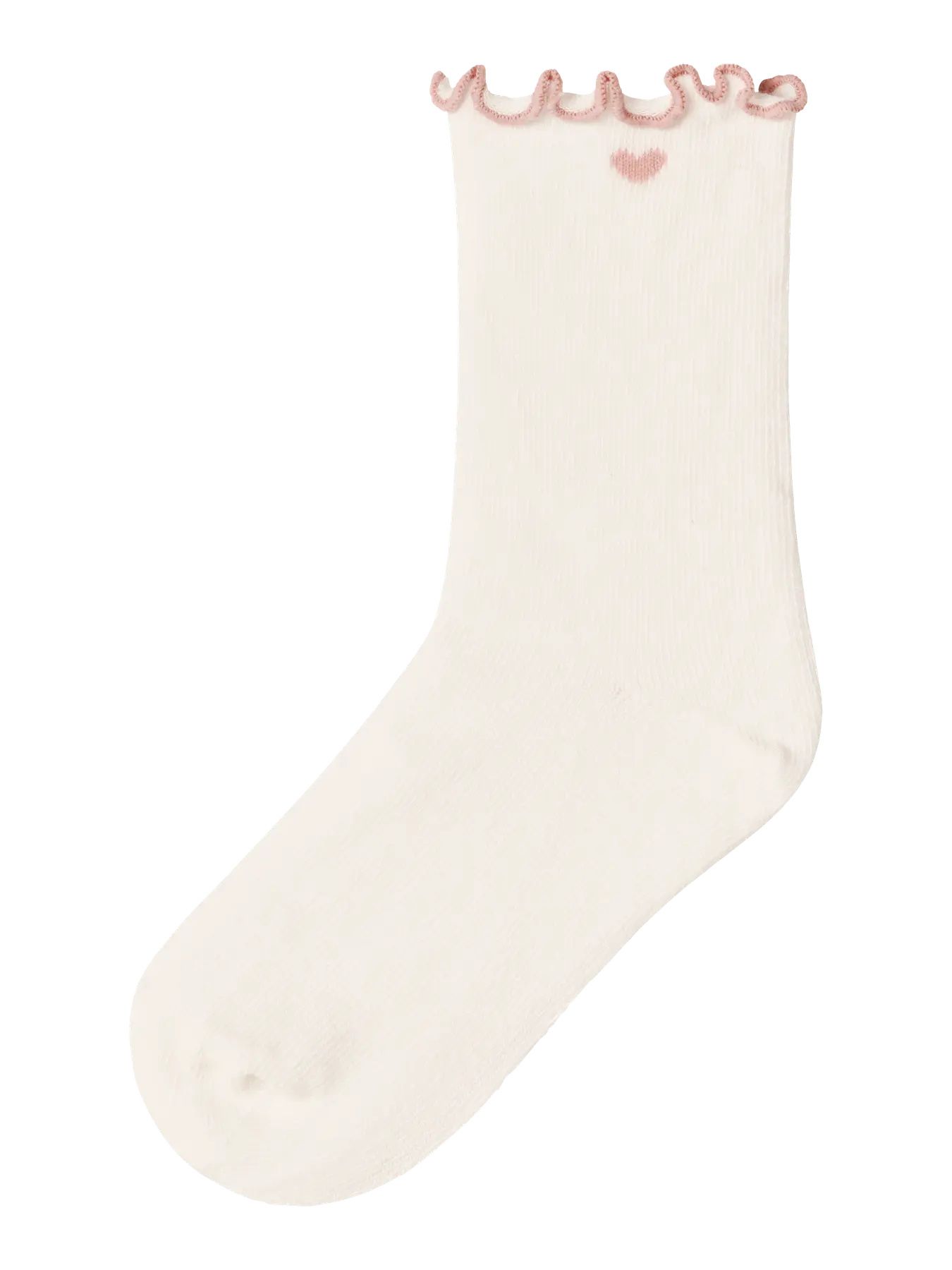 Lil Atelier MINI | Ducia Hjertesokker - Coconut Milk/Misty Rose