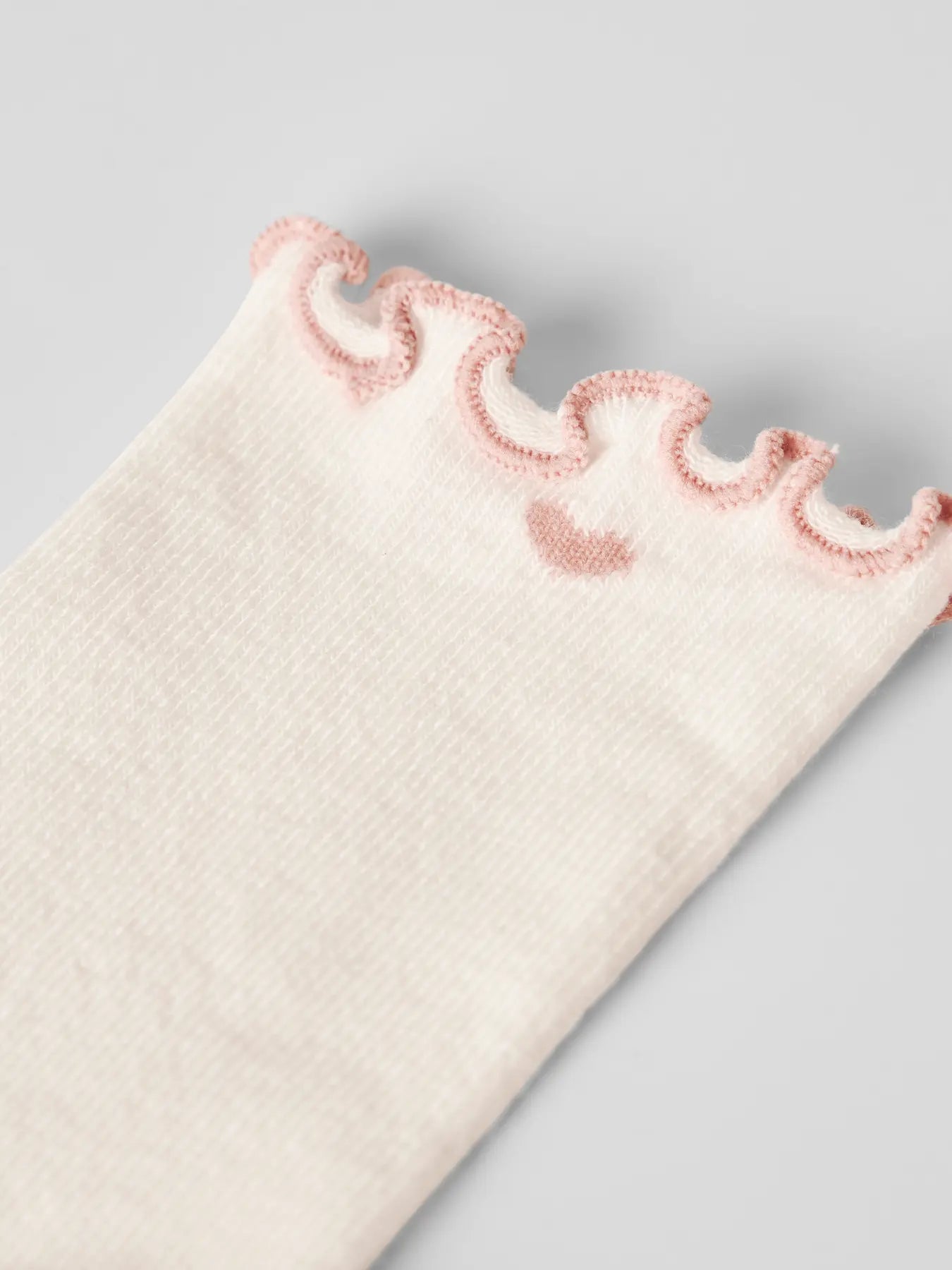 Lil Atelier MINI | Ducia Hjertesokker - Coconut Milk/Misty Rose
