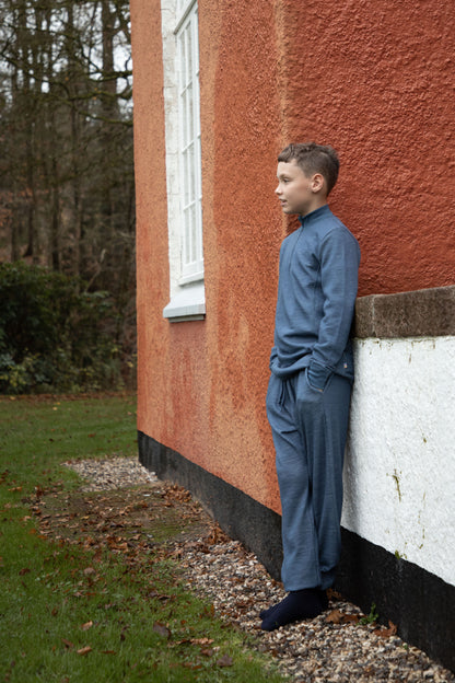 Joha | Bukse i ull/bambus - Dark Denim