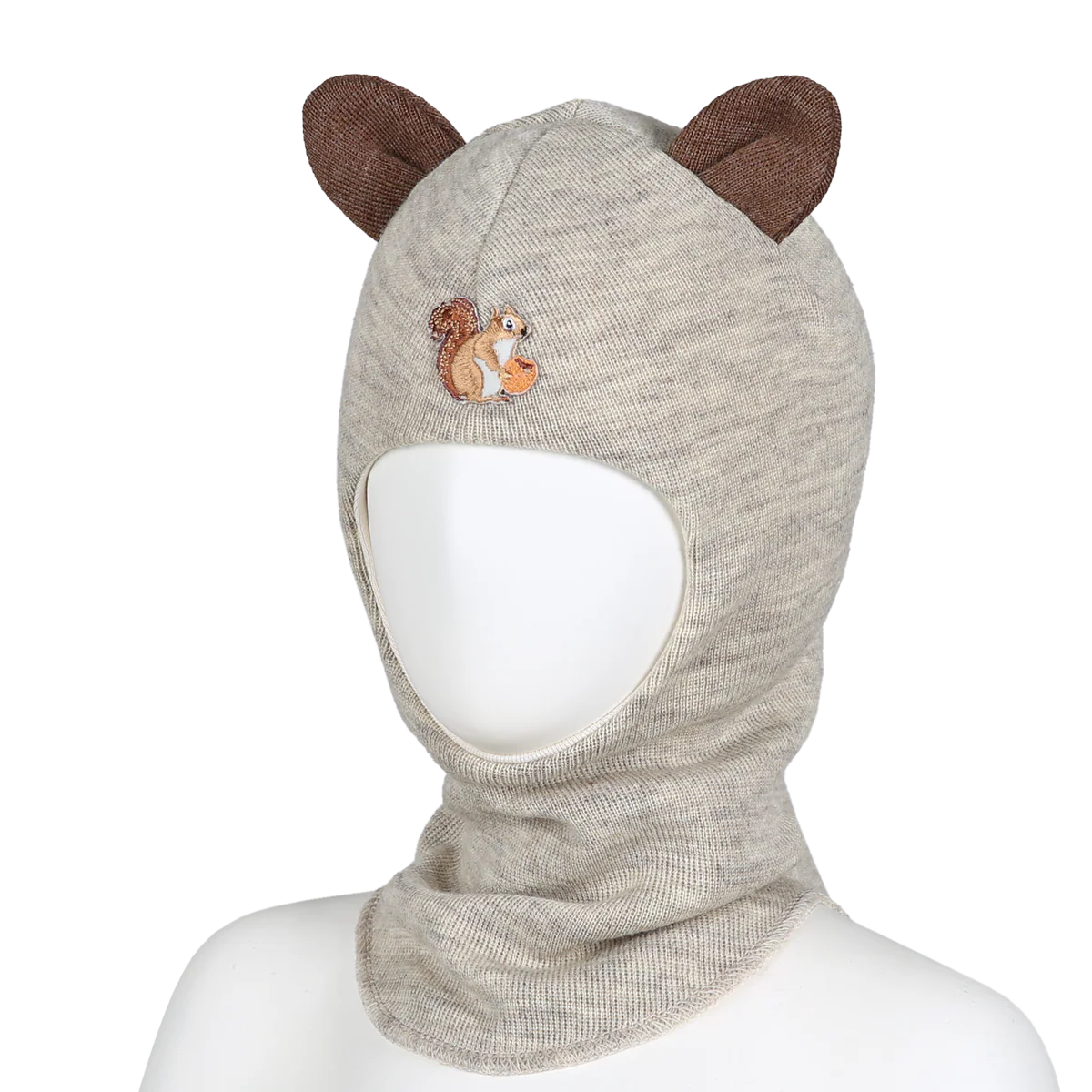 Kivat Ull | Balaclava Ekorn - Vanilla