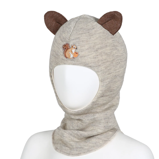 Kivat Ull | Balaclava Ekorn - Vanilla