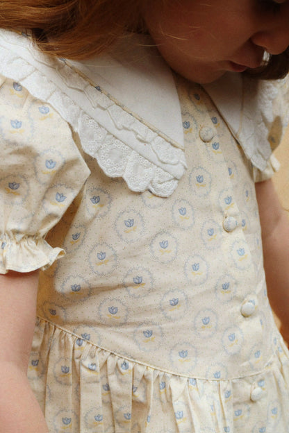 Konges Sløjd | Coeur bluse med blondekrage - Ciel Mirage