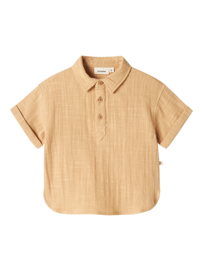 Lil Atelier Mini | Dawson Loose Shirt - Taos Taupe