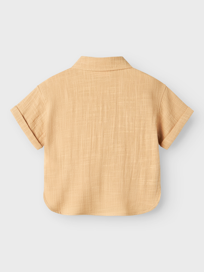 Lil Atelier Mini | Dawson Loose Shirt - Taos Taupe