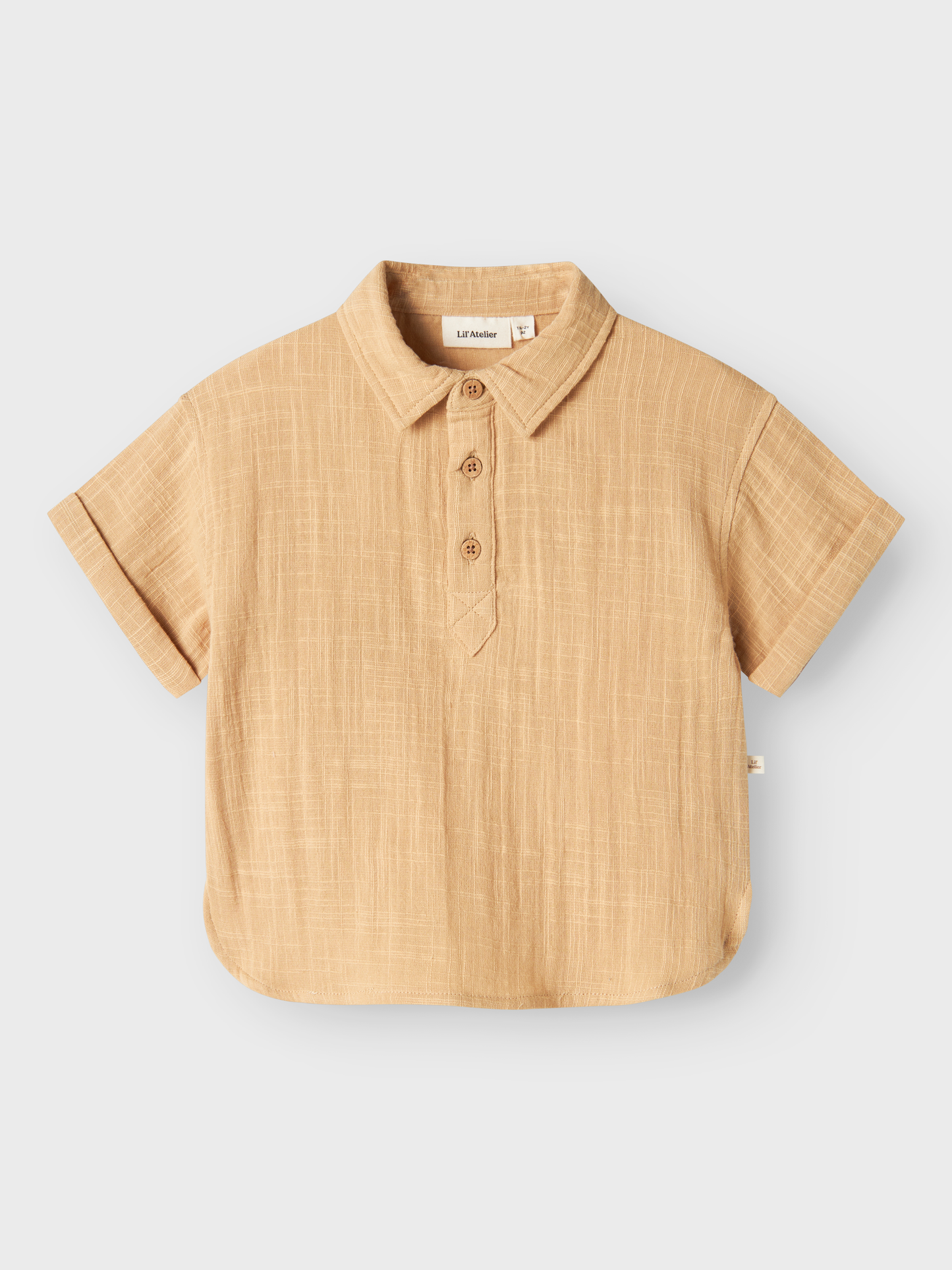 Lil Atelier Mini | Dawson Loose Shirt - Taos Taupe