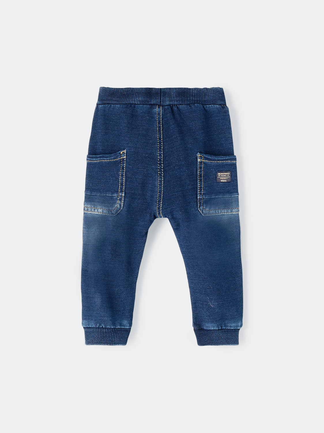 Name It Baby | Ben Stretchy Sweat Unisex Jeans - Dark Blue Denim