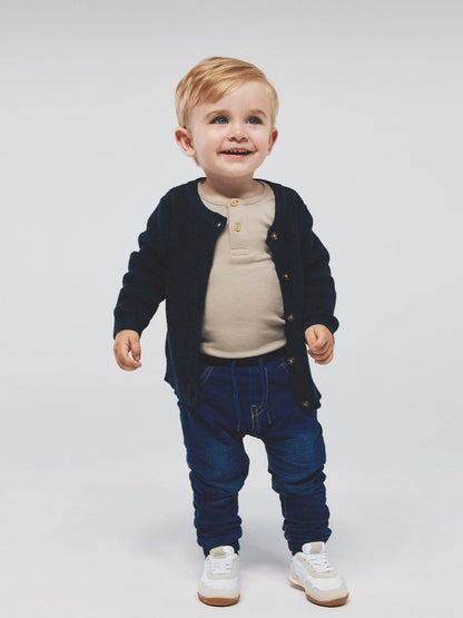 Name It Baby | Ben Stretchy Sweat Unisex Jeans - Dark Blue Denim