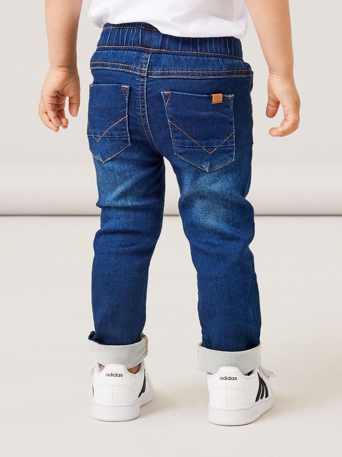 Name It Mini | Ryan Slim Sweat jeans - Dark Blue Denim