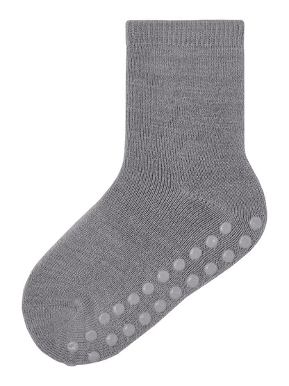 Name It | Waksi Ter Wool Sock - Silver Filigree