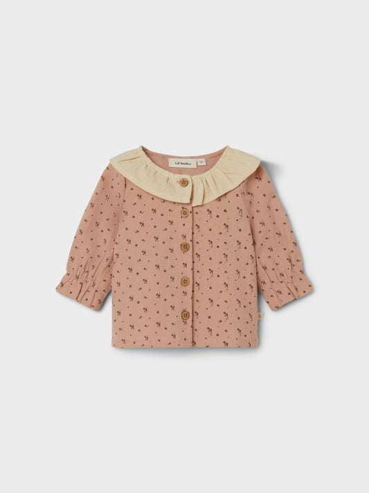 Lil Atelier Baby | Fola Loose Shirt- Sirocco