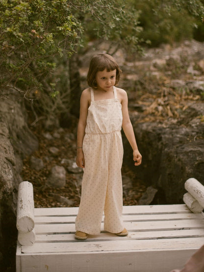 Lil Atelier Mini | Famaja Loose Ancle Overall - Turtledove